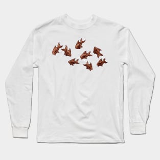 Coffee Bean Sharks Long Sleeve T-Shirt